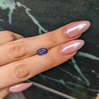 2.18 Ct. Blue Sapphire from Ceylon (Sri Lanka) Life Style
