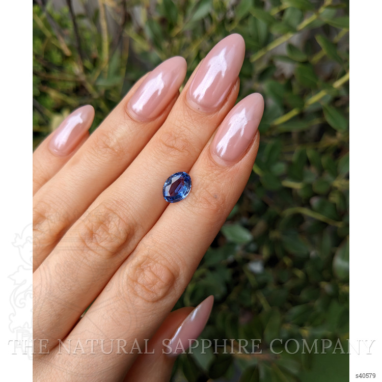 2.38 Ct. Blue Sapphire from Ceylon (Sri Lanka)