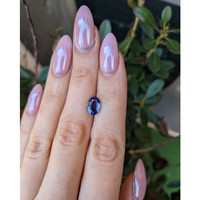 2.11 Ct. Blue Sapphire from Ceylon (Sri Lanka) Life Style