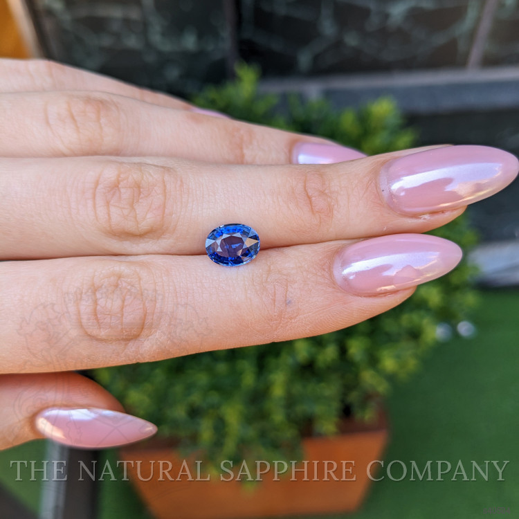 2.27 Ct. Blue Sapphire from Ceylon (Sri Lanka)