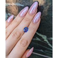 2.27 Ct. Blue Sapphire from Ceylon (Sri Lanka) Life Style