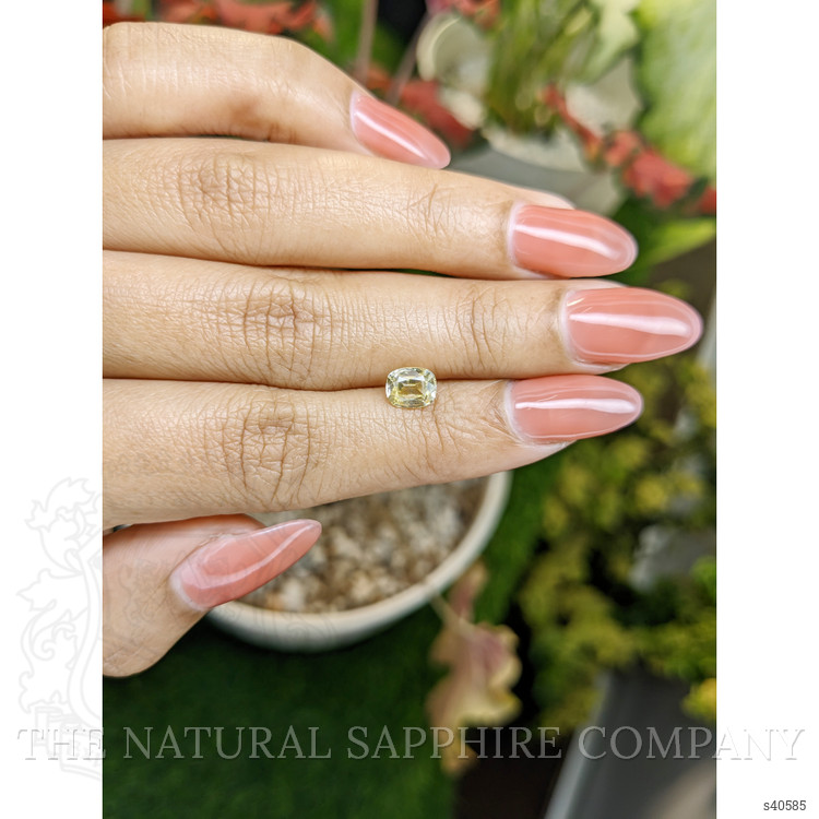 1.30 Ct. Yellow Sapphire from Ceylon (Sri Lanka)