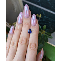 2.06 Ct. Blue Sapphire from Ceylon (Sri Lanka) Life Style