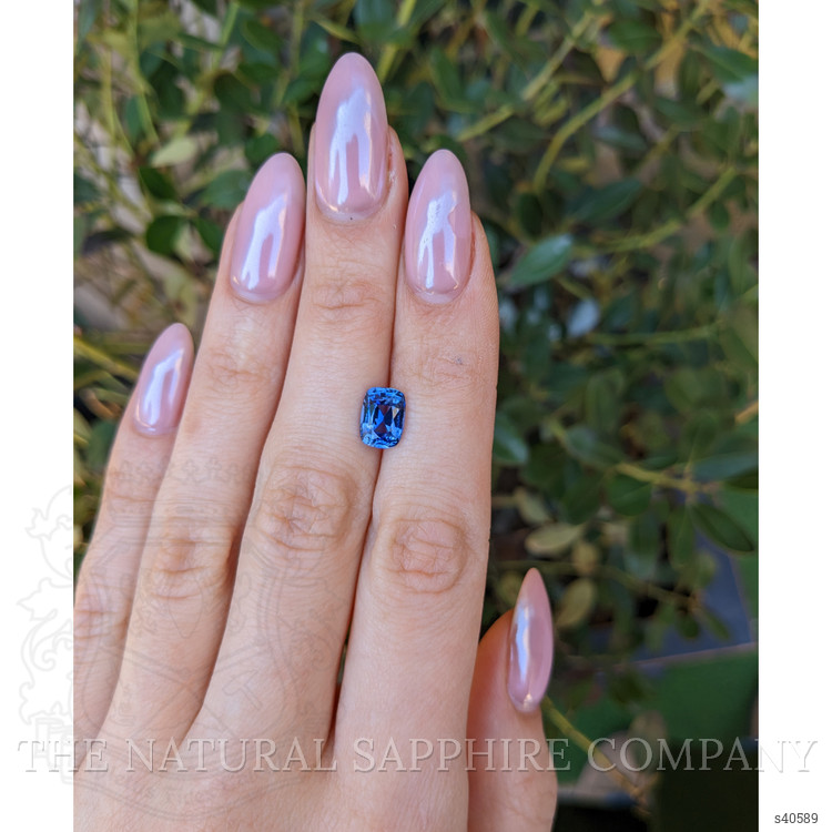2.72 Ct. Blue Sapphire from Ceylon (Sri Lanka)