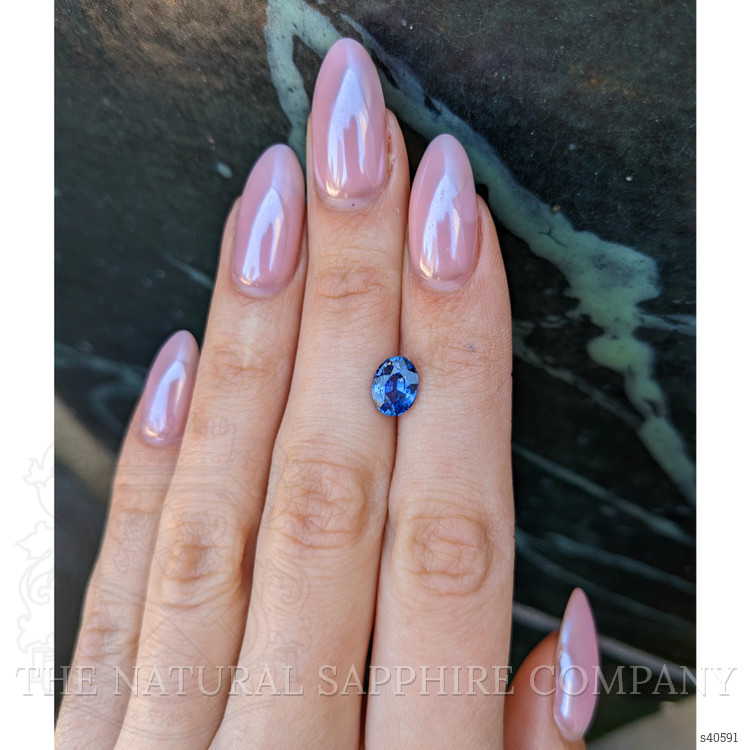 1.81 Ct. Blue Sapphire from Ceylon (Sri Lanka)