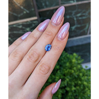 1.81 Ct. Blue Sapphire from Ceylon (Sri Lanka) Life Style