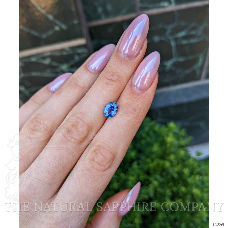 1.81 Ct. Blue Sapphire from Ceylon (Sri Lanka)