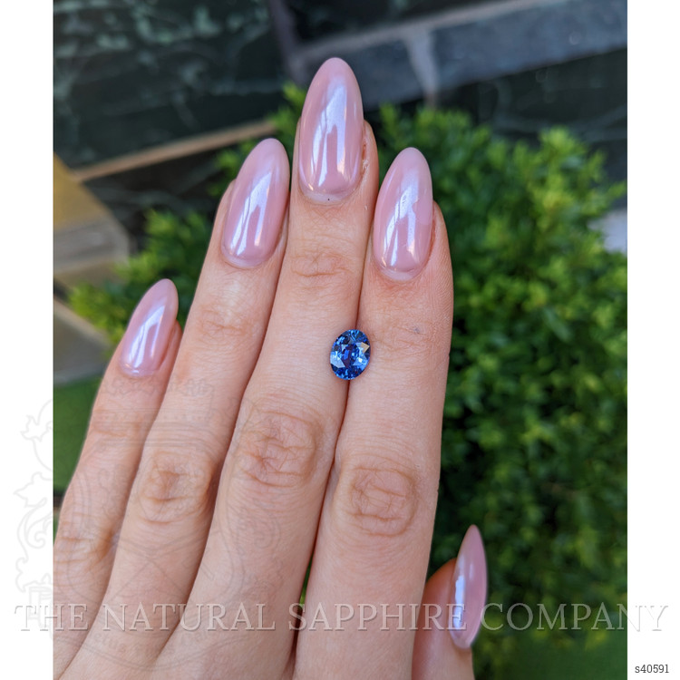 1.81 Ct. Blue Sapphire from Ceylon (Sri Lanka)
