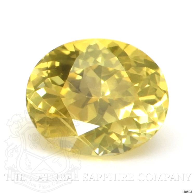 0.82 Ct. Yellow Sapphire from Ceylon (Sri Lanka)