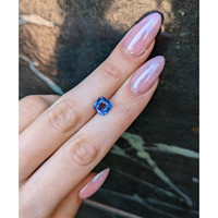 2.45 Ct. Blue Sapphire from Ceylon (Sri Lanka) Life Style