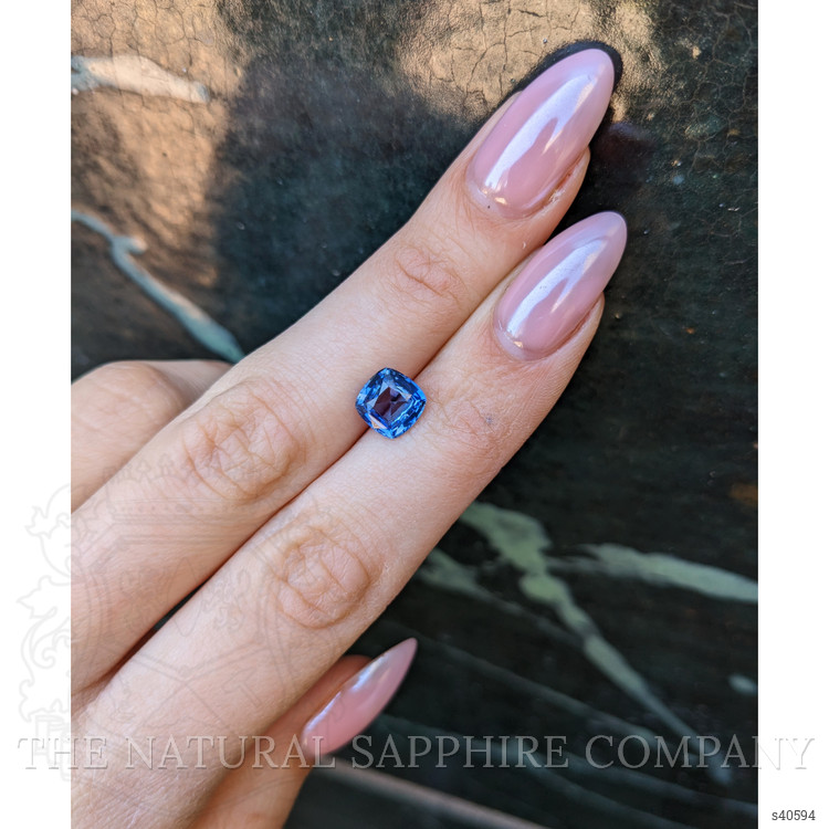 2.45 Ct. Blue Sapphire from Ceylon (Sri Lanka)