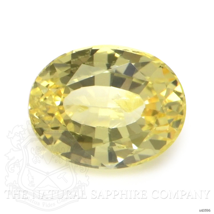 0.78 Ct. Yellow Sapphire from Ceylon (Sri Lanka)
