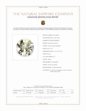 0.79 Ct. Yellow Sapphire from Ceylon (Sri Lanka) Scan Report