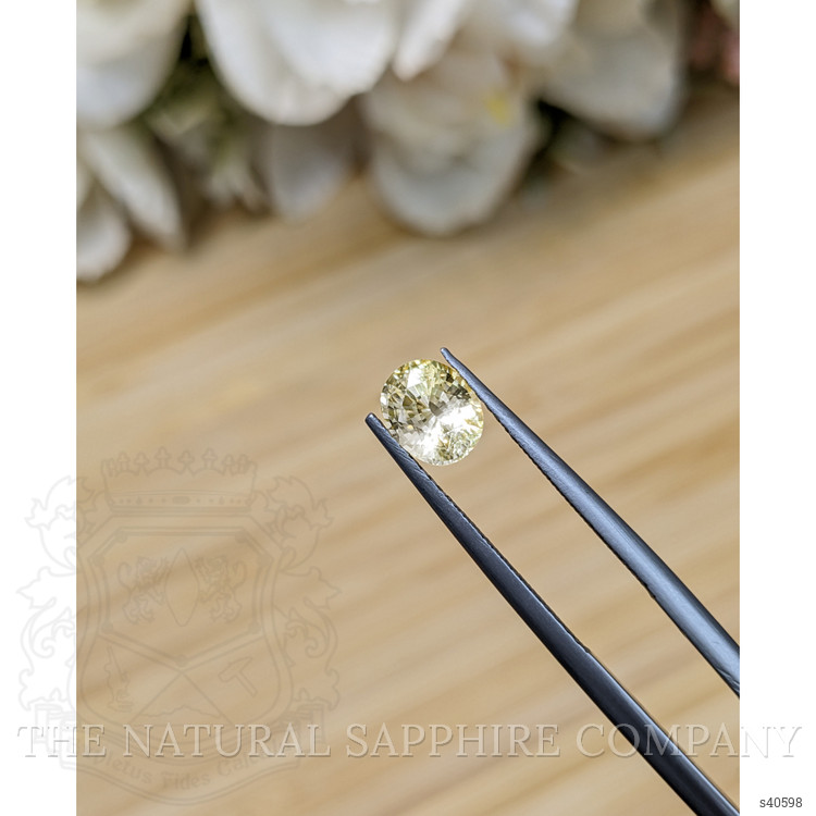 1.37 Ct. Yellow Sapphire from Ceylon (Sri Lanka)