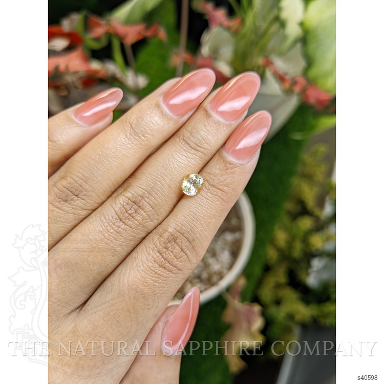 1.37 Ct. Yellow Sapphire from Ceylon (Sri Lanka)