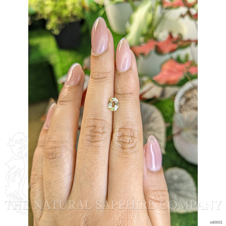 0.76 Ct. Yellow Sapphire from Ceylon (Sri Lanka)