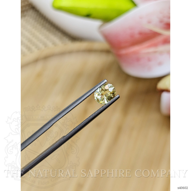 0.76 Ct. Yellow Sapphire from Ceylon (Sri Lanka)