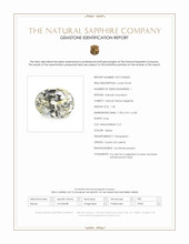 1.50 Ct. Yellow Sapphire from Ceylon (Sri Lanka) Scan Report