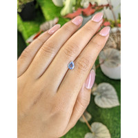 0.77 Ct. Blue Sapphire from Ceylon (Sri Lanka) Life Style