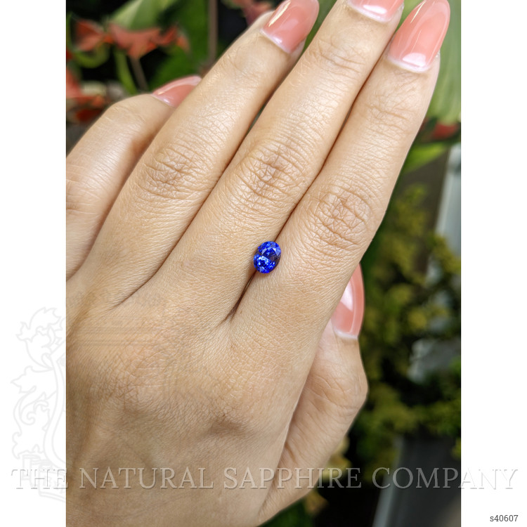 1.44 Ct. Blue Sapphire from Ceylon (Sri Lanka)