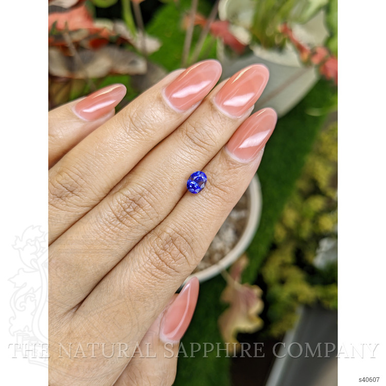 1.44 Ct. Blue Sapphire from Ceylon (Sri Lanka)
