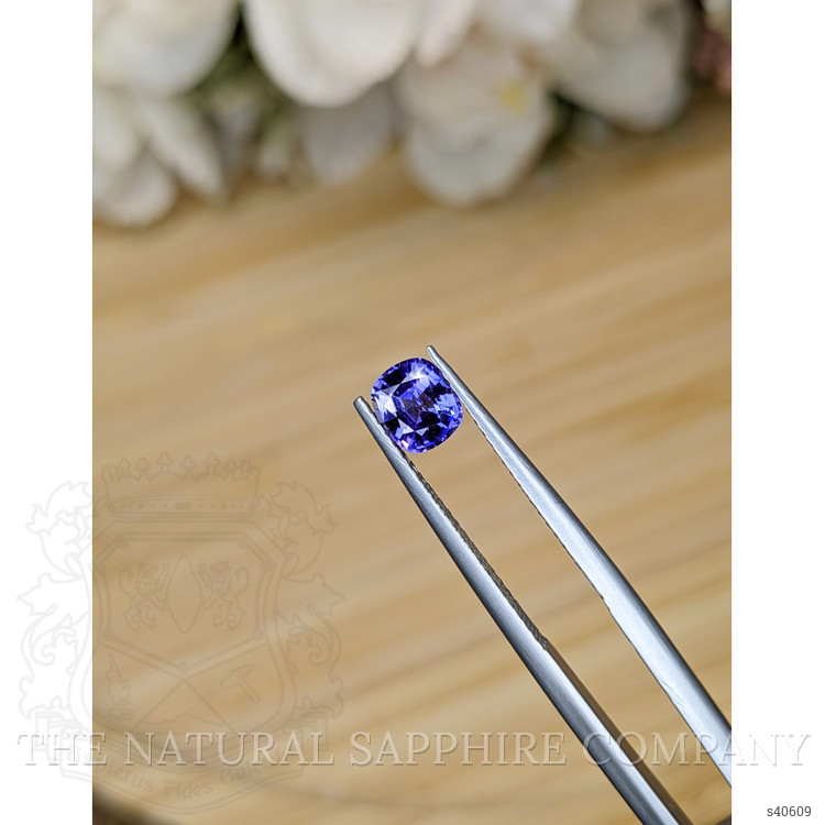 0.81 Ct. Violet Sapphire from Ceylon (Sri Lanka)