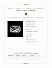 1.42 Ct. White Sapphire from Ceylon (Sri Lanka) Scan Report