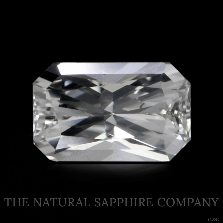 1.42 Ct. White Sapphire from Ceylon (Sri Lanka)