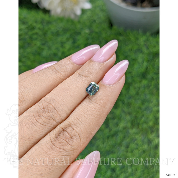 1.16 Ct. Bluish Green Sapphire from Madagascar