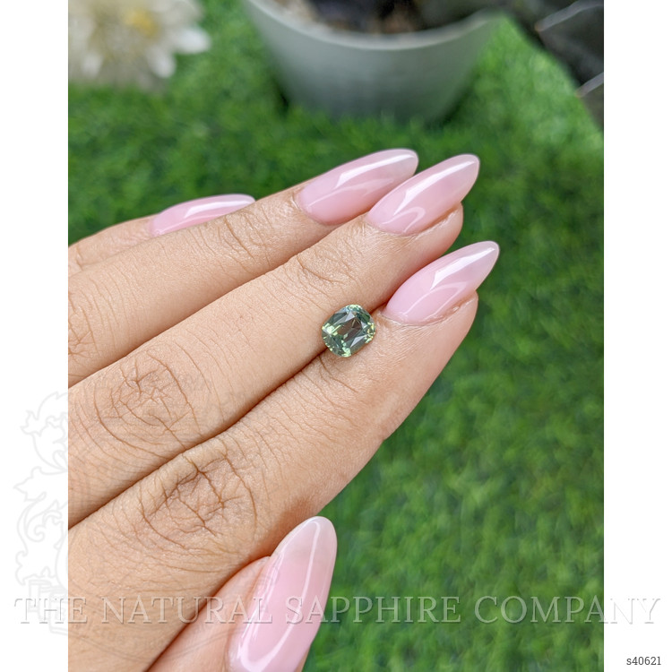 1.19 Ct. Yellowish Green Sapphire from Madagascar