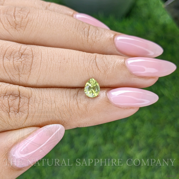 0.83 Ct. Yellowish Green Sapphire from Madagascar