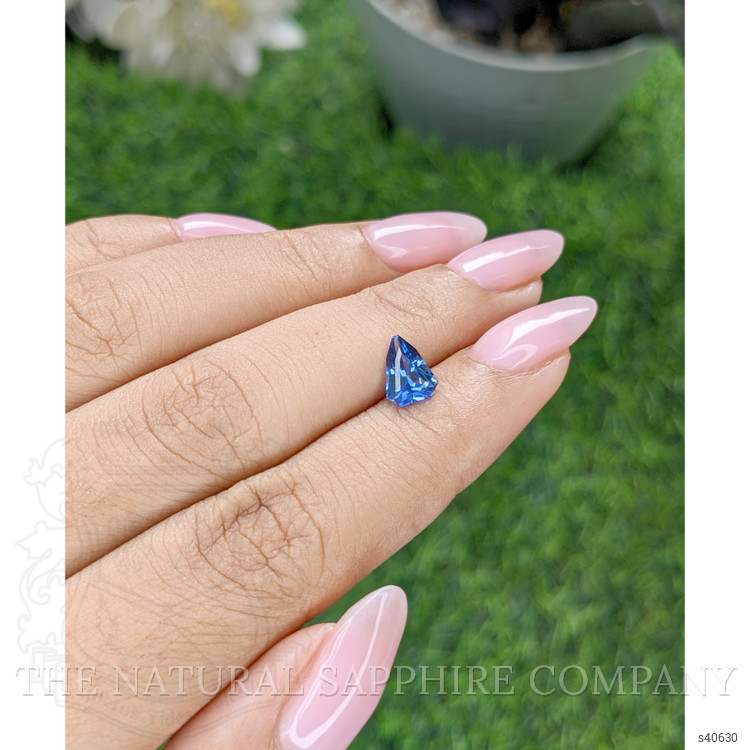 1.04 Ct. Blue Sapphire from Ceylon (Sri Lanka)