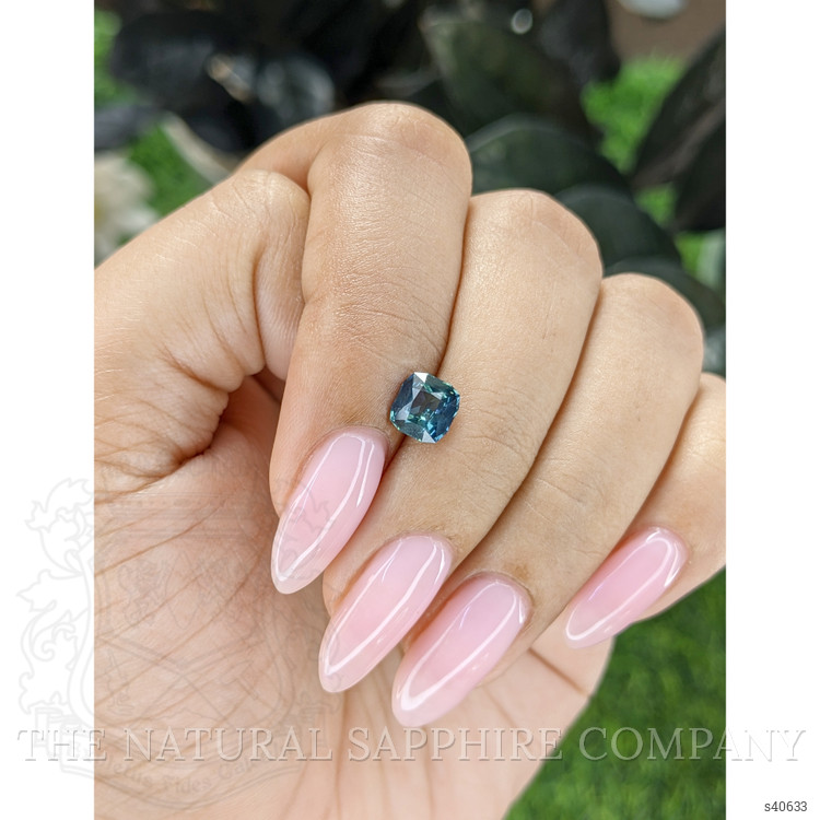1.20 Ct. Bluish Green Sapphire from Madagascar