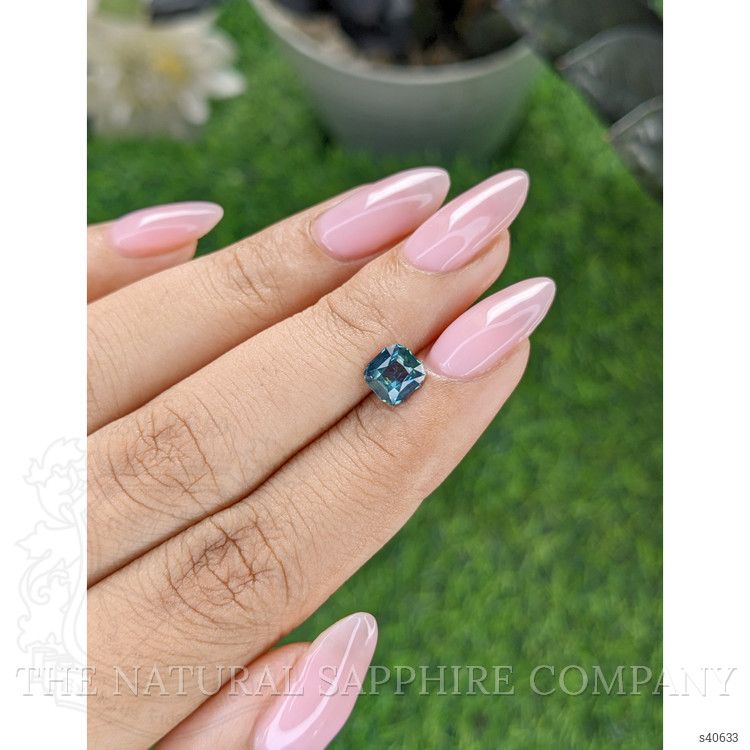 1.20 Ct. Bluish Green Sapphire from Madagascar