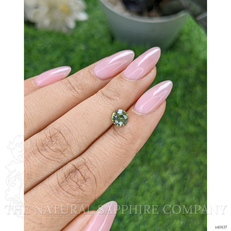 1.00 Ct. Yellowish Green Sapphire from Madagascar
