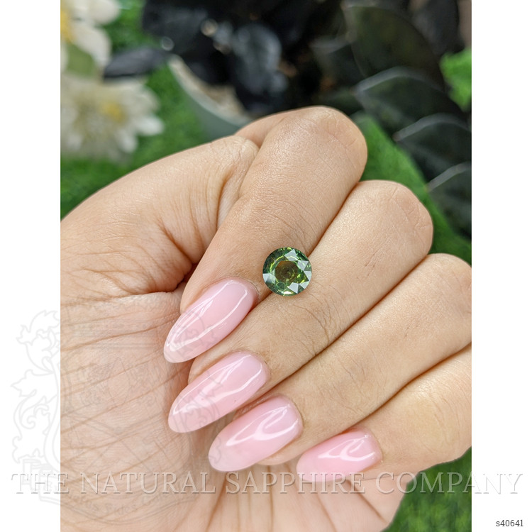2.00 Ct. Yellowish Green Sapphire from Madagascar