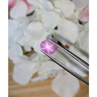 2.58 Ct. Purplish Pink Star Sapphire from Ceylon (Sri Lanka) Life Style