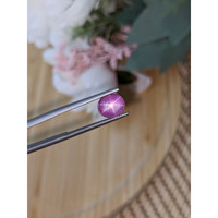 3.02 Ct. Pinkish Purple Star Sapphire from Ceylon (Sri Lanka) Life Style
