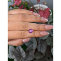 3.02 Ct. Pinkish Purple Star Sapphire from Ceylon (Sri Lanka) Life Style