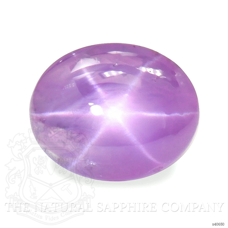 2.33 Ct. Pinkish Purple Star Sapphire from Ceylon (Sri Lanka)
