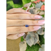 0.85 Ct. Blue Sapphire from Ceylon (Sri Lanka) Life Style