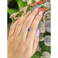 0.85 Ct. Blue Sapphire from Ceylon (Sri Lanka) Life Style