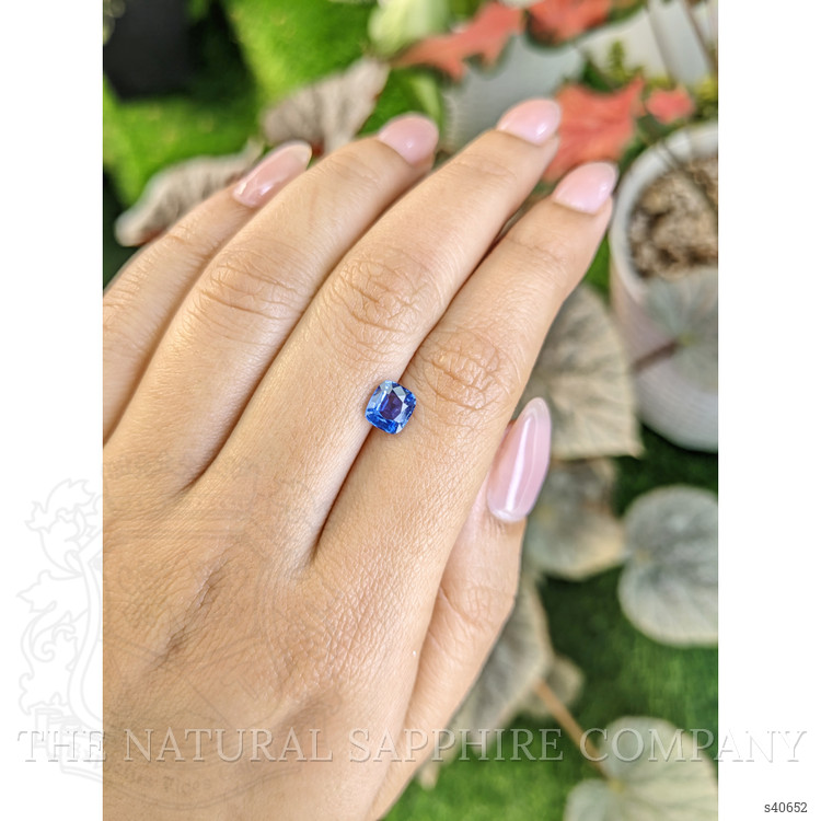 1.24 Ct. Blue Sapphire from Ceylon (Sri Lanka)