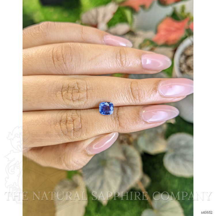 1.24 Ct. Blue Sapphire from Ceylon (Sri Lanka)