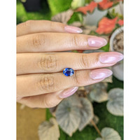 1.64 Ct. Blue Sapphire from Ceylon (Sri Lanka) Life Style