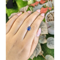 1.64 Ct. Blue Sapphire from Ceylon (Sri Lanka) Life Style