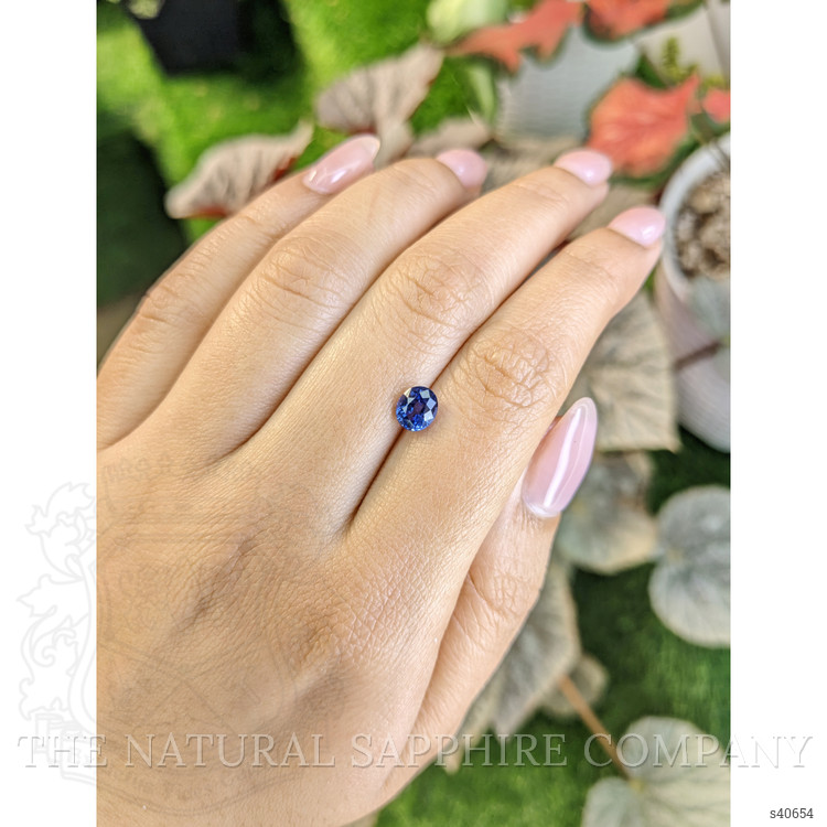 1.24 Ct. Blue Sapphire from Ceylon (Sri Lanka)