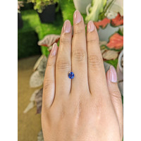 1.24 Ct. Blue Sapphire from Ceylon (Sri Lanka) Life Style