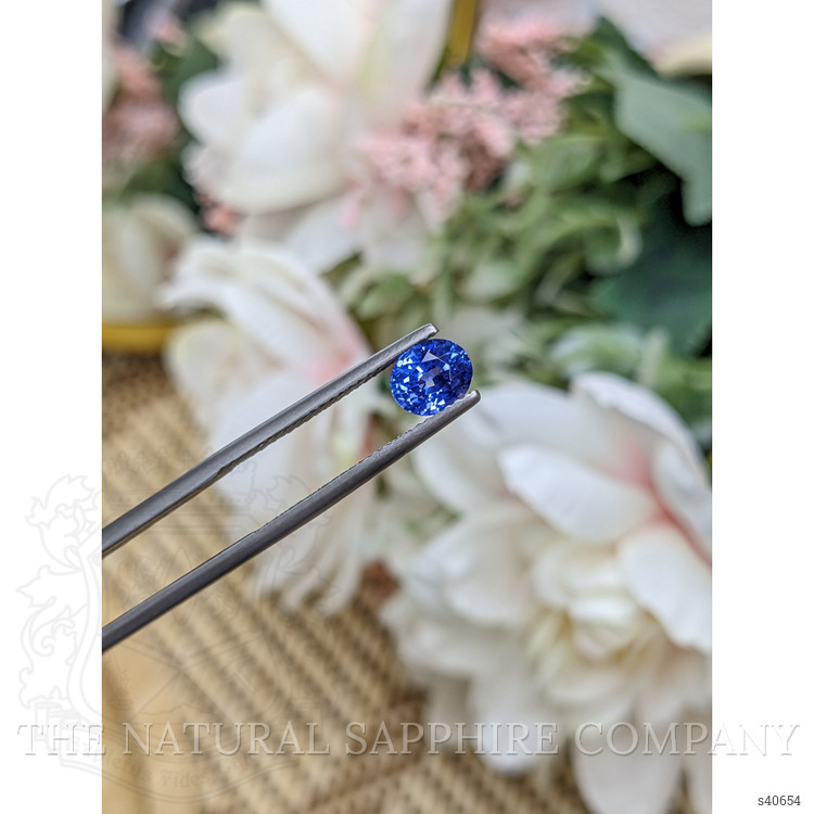 1.24 Ct. Blue Sapphire from Ceylon (Sri Lanka)