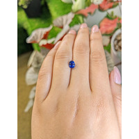 1.37 Ct. Blue Sapphire from Ceylon (Sri Lanka) Life Style